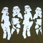 Stormtroopers In Lingerie Funny Star Wars Shirt